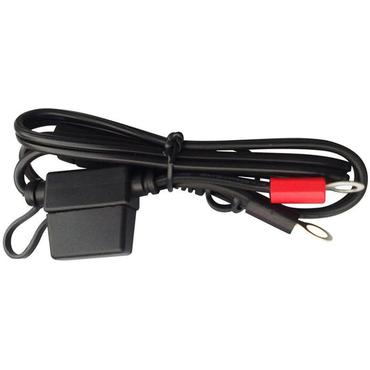 Motobatt Charger Cable Lead 18AWG 60cm\' Ring Term 8mm