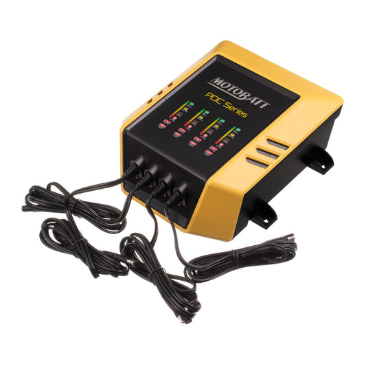 Motobatt Charger Quad Bank 12V 2.0A AGM & Gel 9 Stage