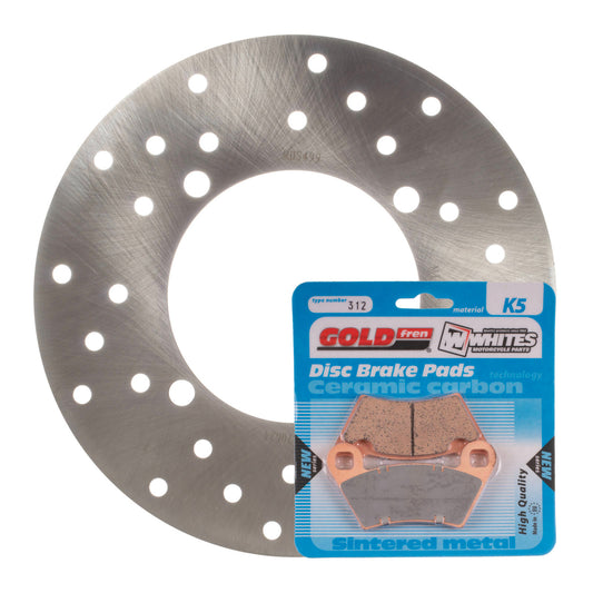BRAKE DISC & PAD REAR KIT - POL RANGER 570 MID SIZE 14-21