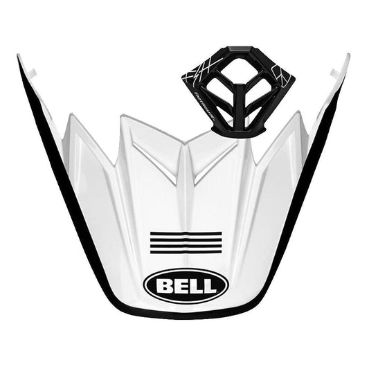 BELL MOTO-9 FASTHOUSE 4-STRIPE ACCESSORY KIT - MATT WHITE/BLACK CASSONS PTY LTD sold by Cully's Yamaha