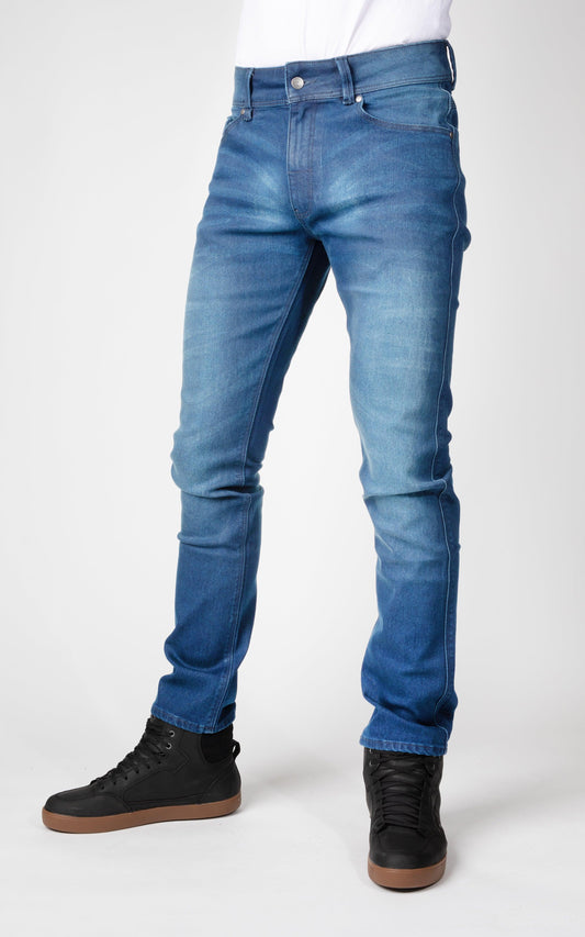 BULL-IT TRIDENT II STRAIGHT JEANS REGULAR LEG - BLUE CASSONS PTY LTD sold by Cully's Yamaha