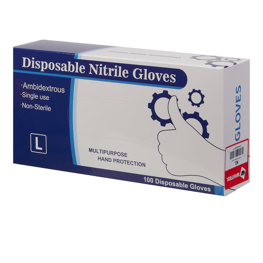Whites Nitrile Gloves (L)