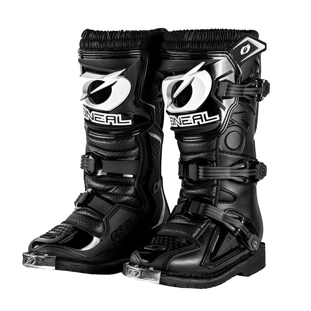 ONEAL RIDER PRO KIDS 2021 BOOTS - BLACK CASSONS PTY LTD sold by Cully's Yamaha
