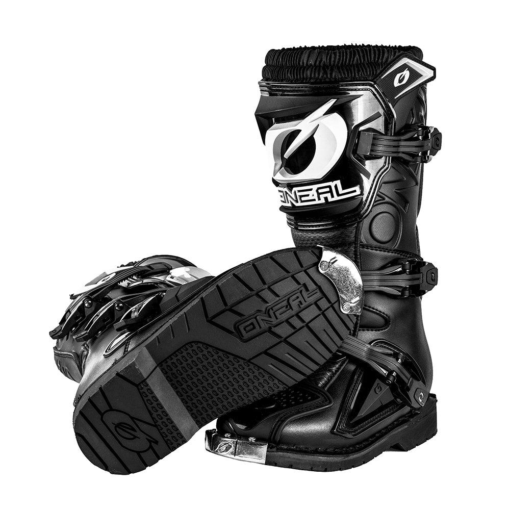 ONEAL RIDER PRO YOUTH 2021 BOOTS - BLACK CASSONS PTY LTD sold by Cully's Yamaha