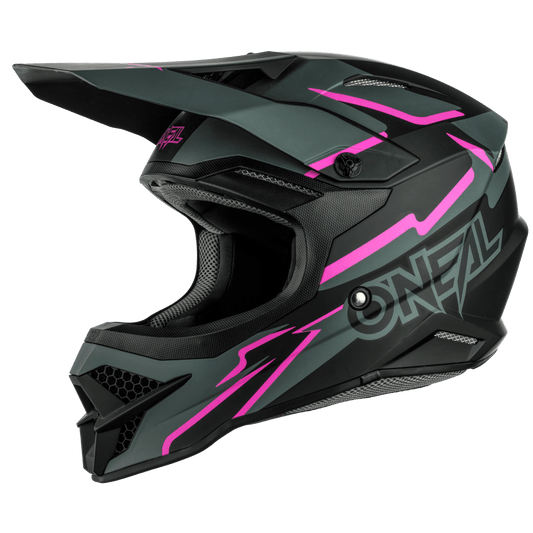 ONEAL 2023 3 SERIES VOLTAGE HELMET - BLACK/PINK CASSONS PTY LTD sold by Cully's Yamaha
