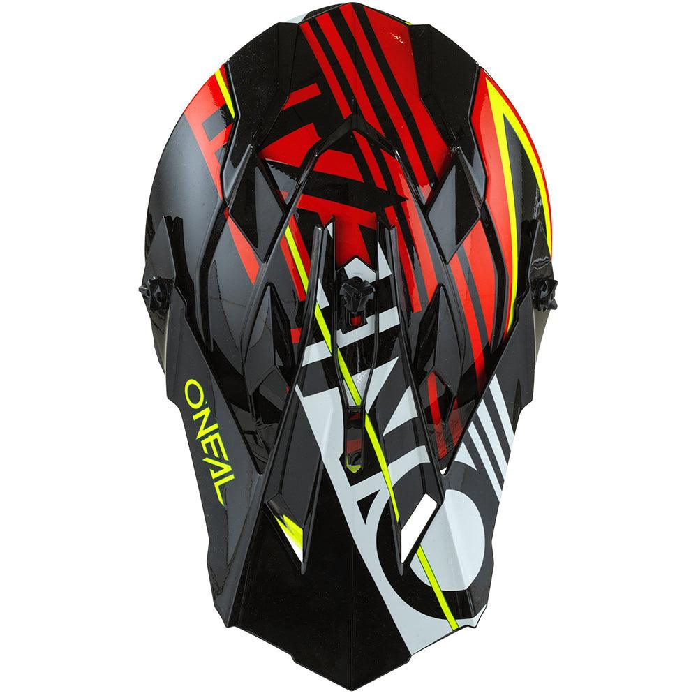 ONEAL 2 SRS RUSH 2022 YOUTH HELMET - RED/NEON YELLOW CASSONS PTY LTD sold by Cully's Yamaha