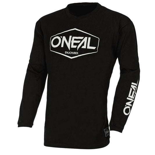 ONEAL ELEMENT HEXX COTTON JERSEY - BLACK/WHITE CASSONS PTY LTD sold by Cully's Yamaha