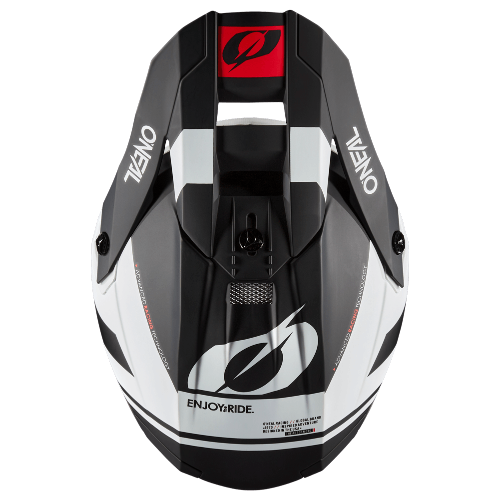 ONEAL 2023 10 SERIES FLOW HELMET - BLACK/WHITE CASSONS PTY LTD sold by Cully's Yamaha