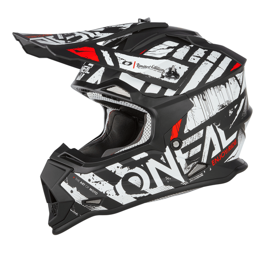 ONEAL 2023 2 SERIES GLITCH HELMET - BLACK/WHITE CASSONS PTY LTD sold by Cully's Yamaha