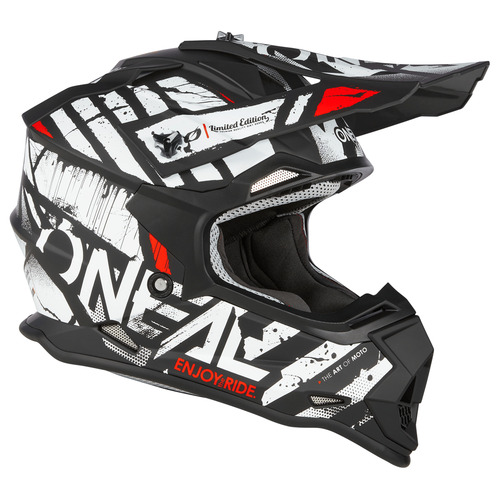 ONEAL 2023 2 SERIES GLITCH HELMET - BLACK/WHITE CASSONS PTY LTD sold by Cully's Yamaha