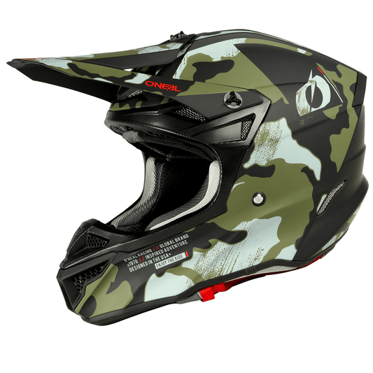 ONEAL 2023 5 SERIES CAMO HELMET - BLACK/GREEN CASSONS PTY LTD sold by Cully's Yamaha