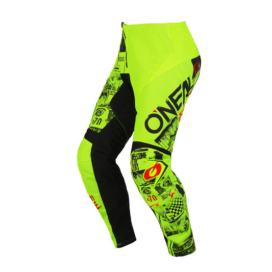 ONEAL 2023 YOUTH ELEMENT ATTACK PANTS - NEON YELLOW/BLACK