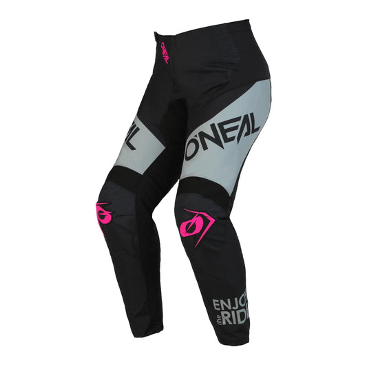 ONEAL 2023 WOMENS ELEMENT RACEWEAR PANTS - BLACK/PINK CASSONS PTY LTD sold by Cully's Yamaha