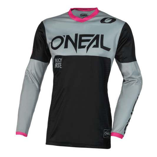 ONEAL 2023 YOUTH GIRL ELEMENT RACEWEAR JERSEY - BLACK/PINK CASSONS PTY LTD sold by Cully's Yamaha