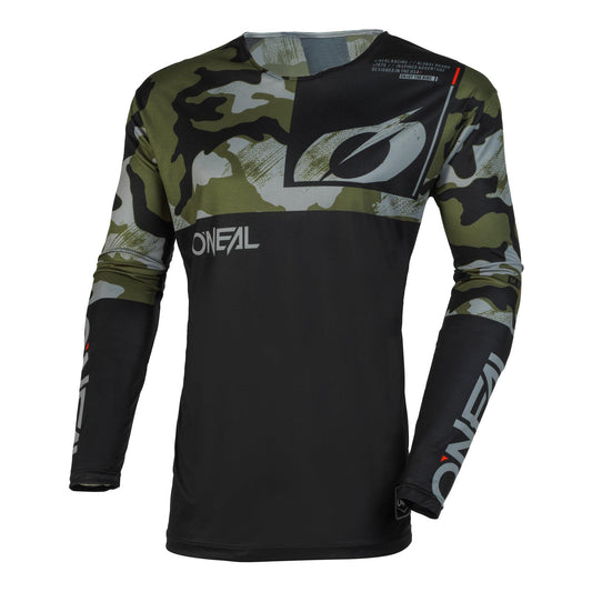 ONEAL 2023 MAYHEM CAMO JERSEY - BLACK/GREEN CASSONS PTY LTD sold by Cully's Yamaha