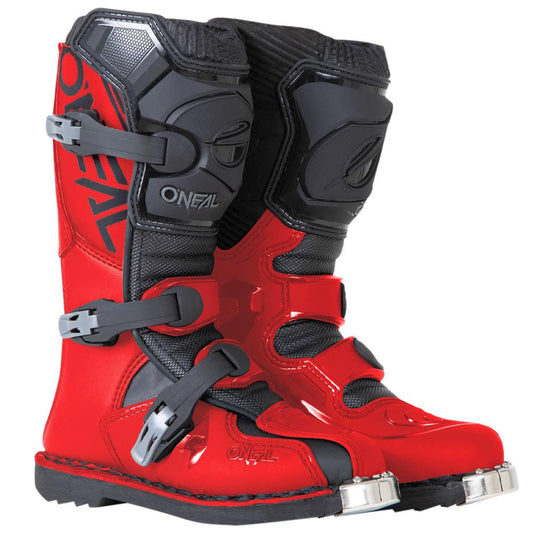 ONEAL ELEMENT YOUTH BOOTS - RED CASSONS PTY LTD sold by Cully's Yamaha