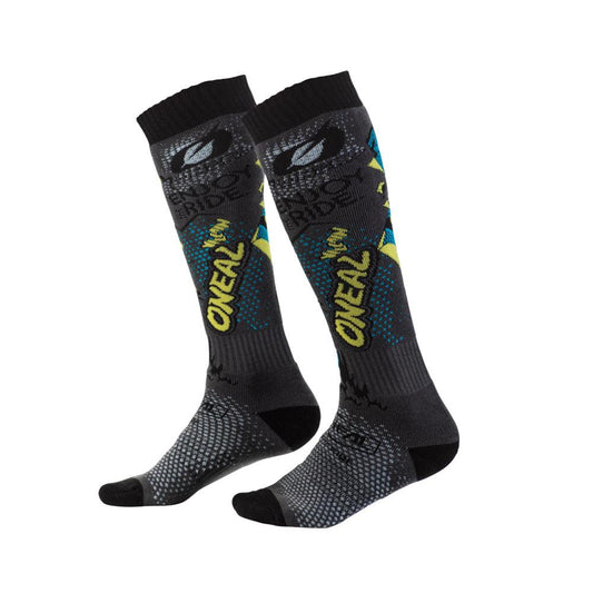 ONEAL PRO MX VILLAIN 2022 SOCKS - GREY CASSONS PTY LTD sold by Cully's Yamaha