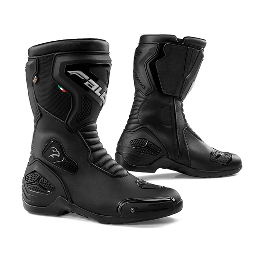 FALCO OXEGEN 3 WTR BOOTS - BLACK MOTO NATIONAL ACCESSORIES PTY sold by Cully's Yamaha