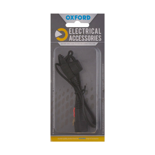 OXFORD BATTERY RING LEADS TO USA/SAE CONNECTOR (0.5MTR LEAD)