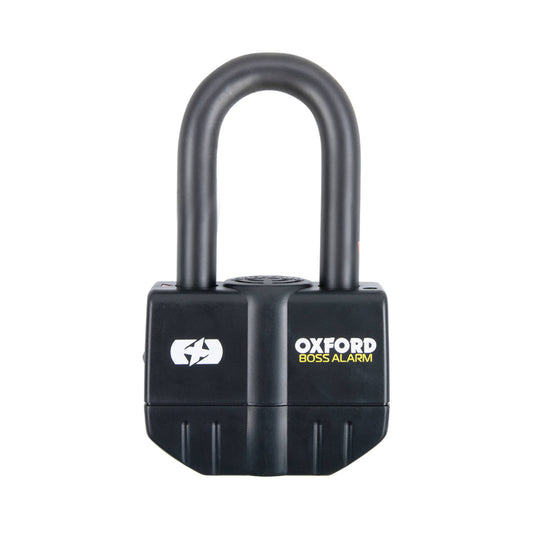 Oxford Boss Alarm 16mm Padlock - Black