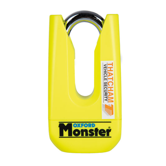 OXFORD MONSTER DISC LOCK YELLOW