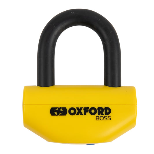 Oxford Boss46 16mm Padlock - Yellow (Unpackaged)