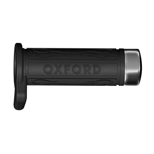 Oxford Hot Grips - Replacement Dark Chrome Cap for 697 Hotgrip