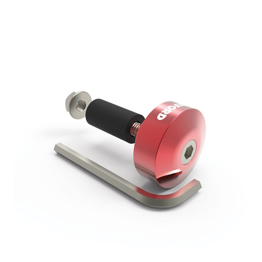 Oxford Handlebar Bar Ends - Red