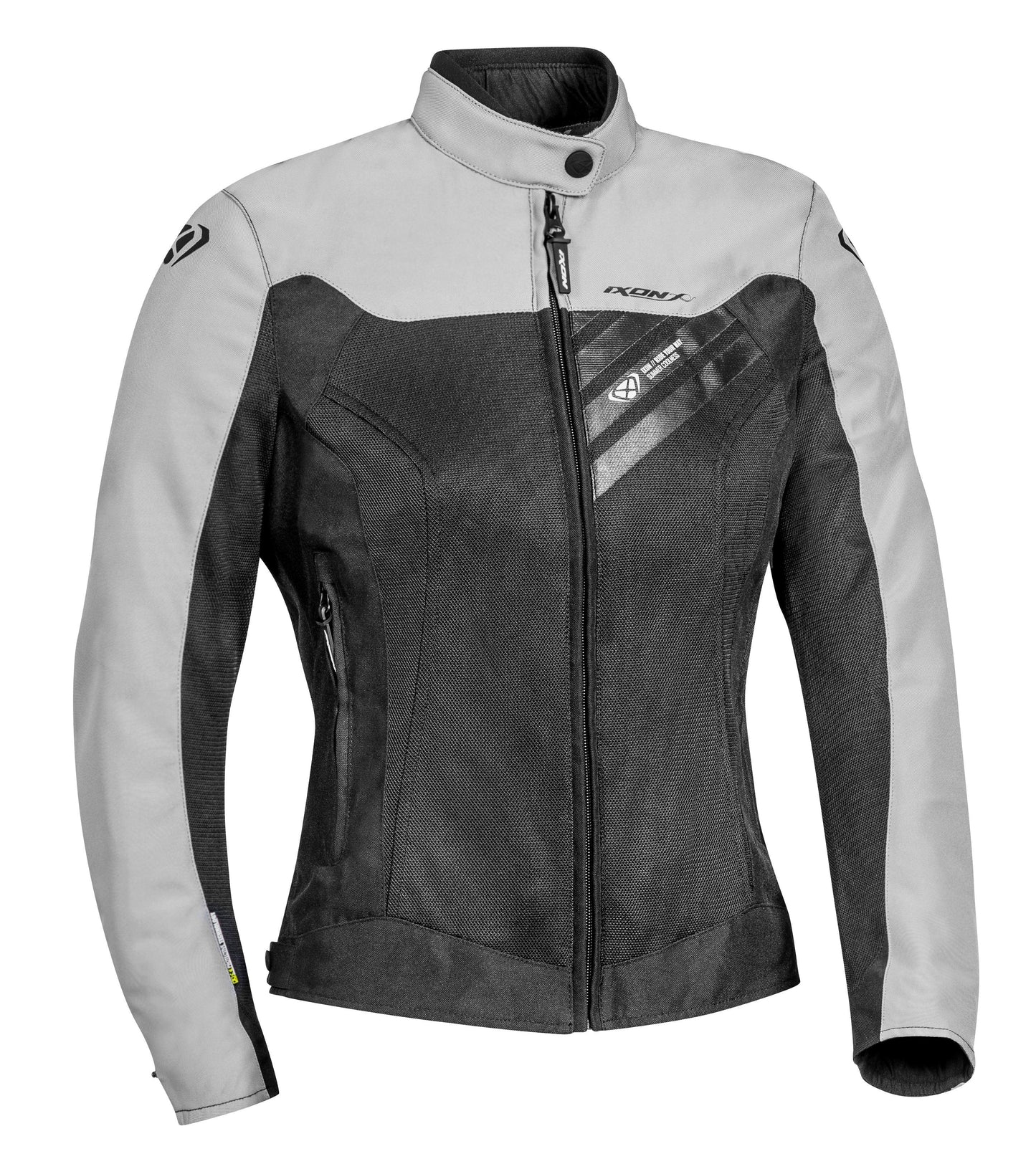 IXON ORION LADY JACKET - BLACK/GREY CASSONS PTY LTD sold by Cully's Yamaha