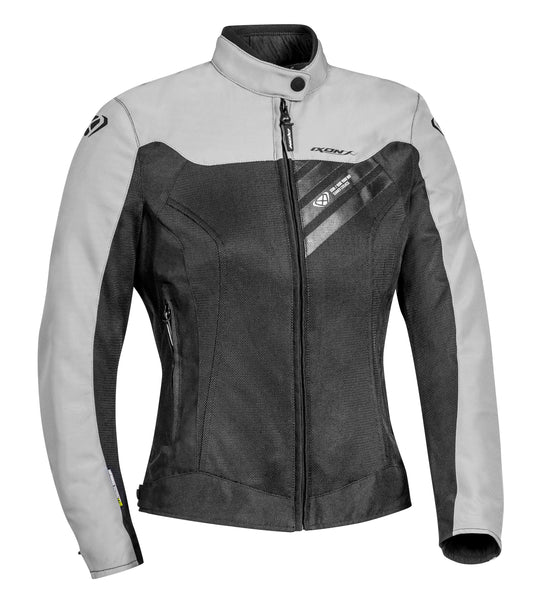 IXON ORION LADY JACKET - BLACK/GREY CASSONS PTY LTD sold by Cully's Yamaha