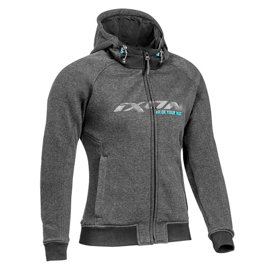 IXON PALERMO LADIES JACKET - ANTHRACITE/TURQUOISE FICEDA ACCESSORIES sold by Cully's Yamaha