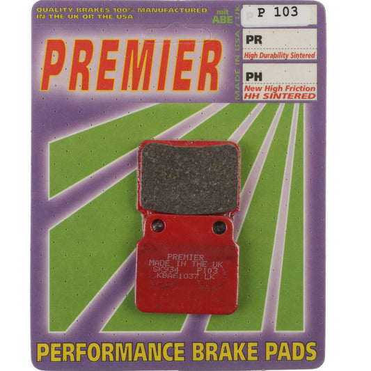 Premier Brake Pads - P Organic Standard