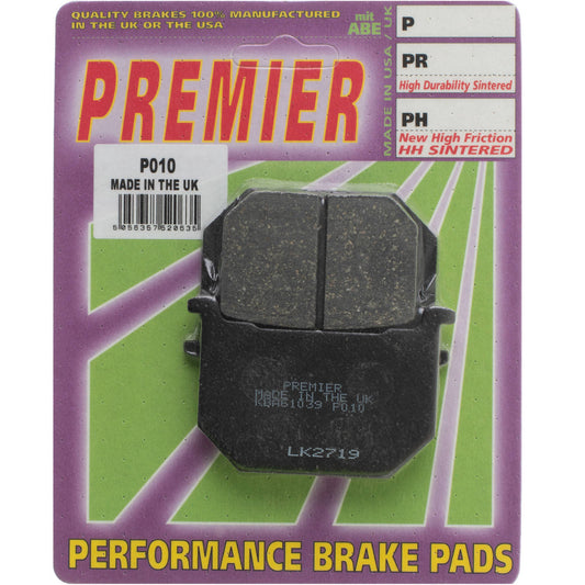 Premier Brake Pads - P Organic Standard