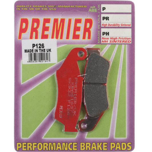 Premier Brake Pads - P Organic Standard