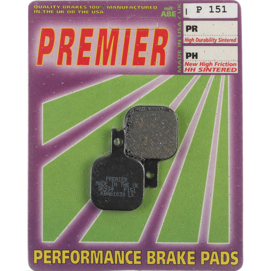Premier Brake Pads - P Organic Standard