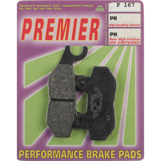 Premier Brake Pads - P Organic Standard