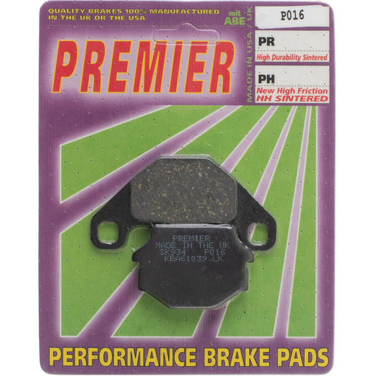 Premier Brake Pads - P Organic Standard