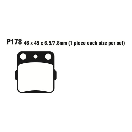 Premier Brake Pads - P Organic Standard