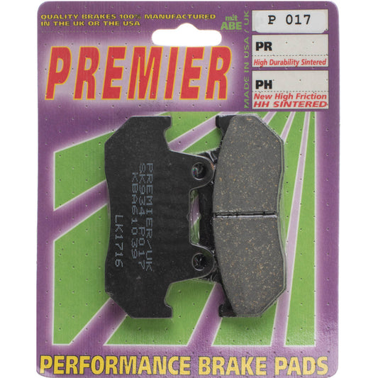 Premier Brake Pads - P Organic Standard