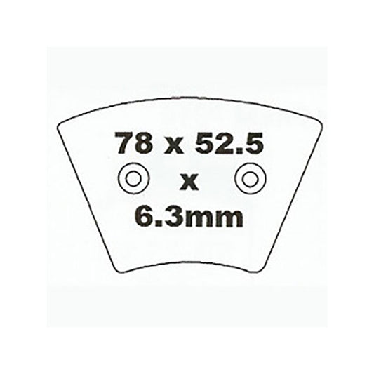 Premier Brake Pads - P Organic Standard