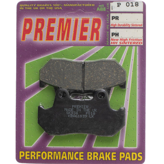Premier Brake Pads - P Organic Standard