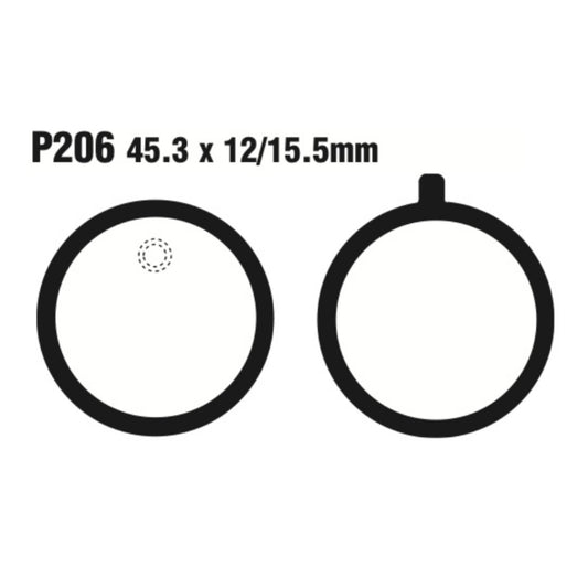 Premier Brake Pads - P Organic Standard