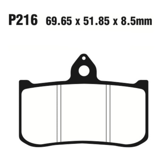 Premier Brake Pads - P Organic Standard