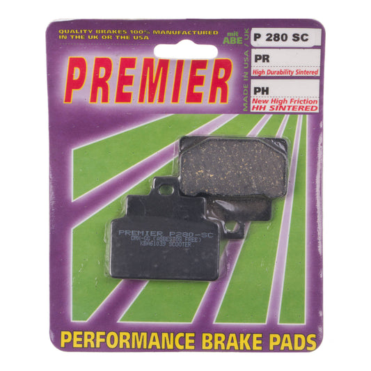 Premier Brake Pads - P Organic Standard