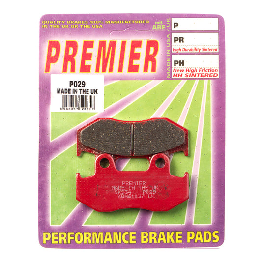 Premier Brake Pads - P Organic Standard