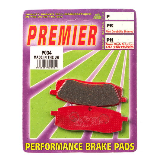 Premier Brake Pads - P Organic Standard