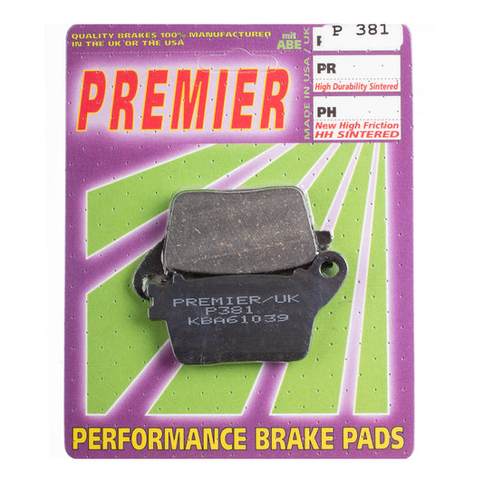 Premier Brake Pads - P Organic Standard