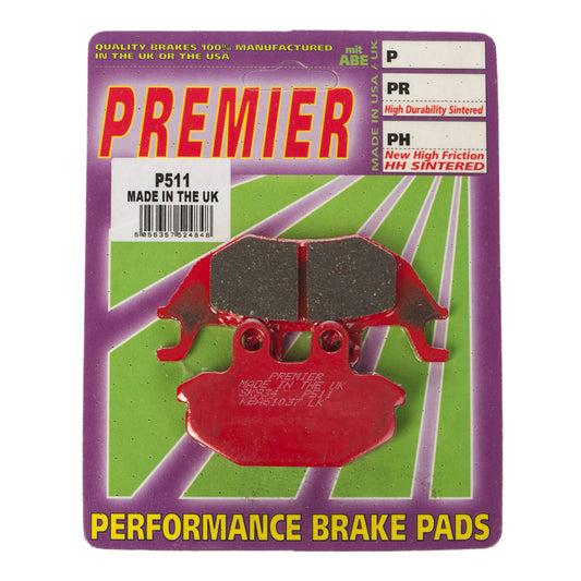 Premier Brake Pads - P Organic Standard