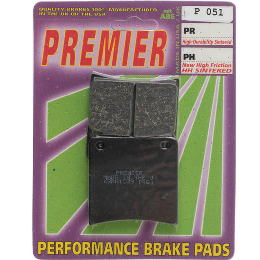 Premier Brake Pads - P Organic Standard