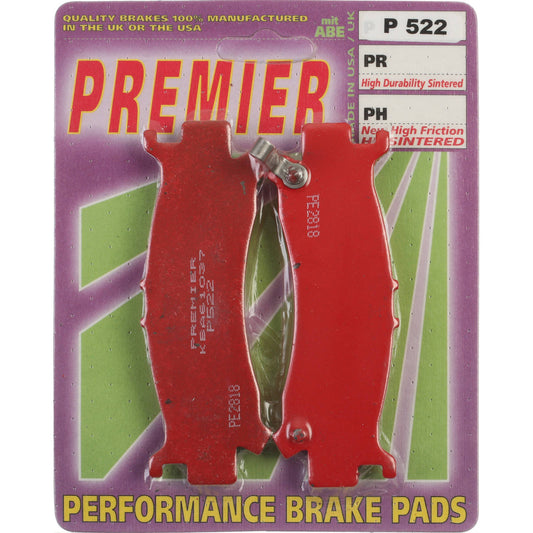 Premier Brake Pads - P Organic Standard